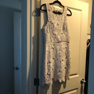 ASTR white flower dress